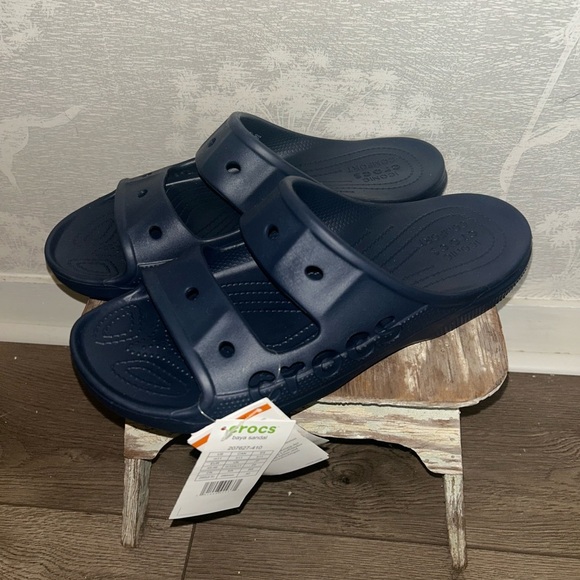 CROCS Other - NWT CROCS • Blue Baya Sandals • Men’s Size 11